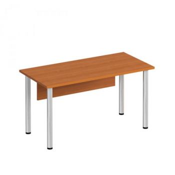 Стол письменный на хромированных опорах МХ с экраном ДСП ФР 1112