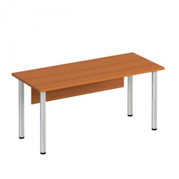 Стол письменный на хромированных опорах МХ с экраном ДСП ФР 1113