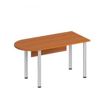 Стол письменный на хромированных опорах МХ с экраном ДСП ФР 2111