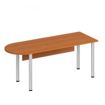 Стол письменный на хромированных опорах МХ с экраном ДСП ФР 2113