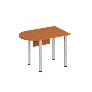 Стол письменный на хромированных опорах МХ с экраном ДСП ФР 2114