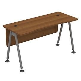 Стол рабочий (металлокаркас МА) с экраном ДСП 0195