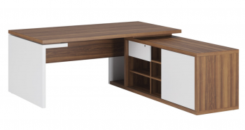 Стол рабочий на опорной креденции правый ZIO28510331