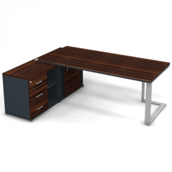 Стол руководителя левый мет. VN150metL