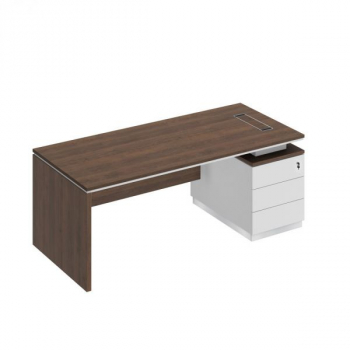 Стол руководителя на опорной тумбе опора ДСП СИ 110 СИ 110