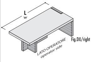 Стол руководителя правый (с закрытой фронтальной панелью) 159917