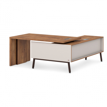 Стол руководителя с опорной тумбой Т-116л