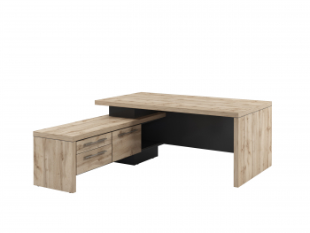 Стол руководителя с опороной тумбой Т-18л/п0000