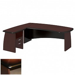 Стол руководителя ПК-МСП-СТ220Х190Л/ПТ/Д