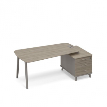 Стoл с малой опорной тумбой (тип 3) для руководителя ТМ М1 119 МП ВЛ ВЛ ТМ М1 119 МП ВЛ ВЛ