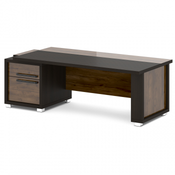 Стол с одной тумбой L-115 пр/л