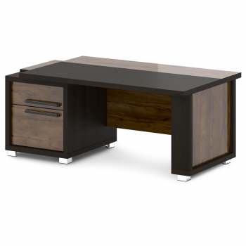 Стол с одной тумбой L-110 пр/л