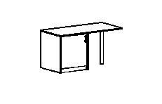 Стол с тумбой под минибар Т-107