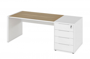 Стол с тумбой приставной CLF117