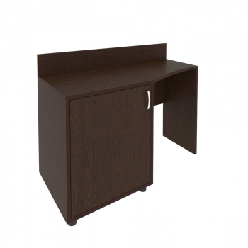 Стол (узкий) с тумбой и бортиком С-СТУ-120 (Л/Пр)