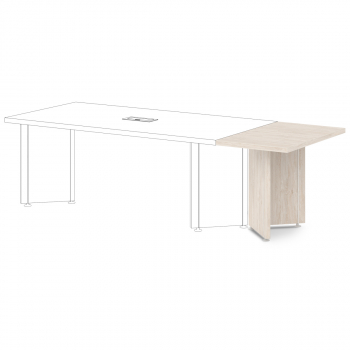 Столешница приставная к столу переговоров S-103