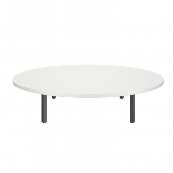 Столы журнальные круглые (с лючком кабель-канала) PM541 столешница из искусственного камня (Neolith)