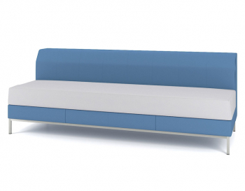 Трехместный модуль со спинкой M9-3D-2000