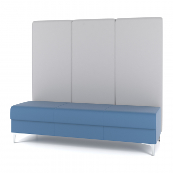 Трехместный модуль со спинкой M6-3D3