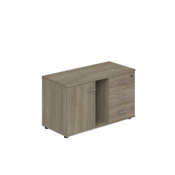 Тумба опорная с замком, распашными фасадами и нишей, правая WN.203.OD.R