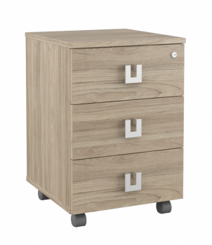 Тумба подкатная с 3 ящиками SOL29730305