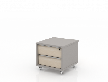 Тумба подкатная с замком ТН575Т/1_ЗМ