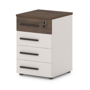 Тумба приставная с замком T-230