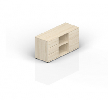 Тумба сервисная опорная левая с раздвижной дверью