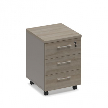 Тумба выкатная 3-ящичная с замком (топ ДСП) МР 204 МП/ВЛ МР 204 МП/ВЛ