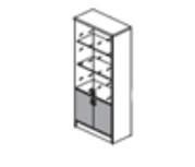 VIENNA/MIAMI Шкаф комбиниров 7703.PAL