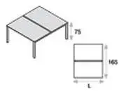 ACTA Бенч 2р.м. 140*165 ACT140X165W. Фото 1