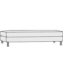 Банкетка 3 места Домино арт.6.3. Фото 1