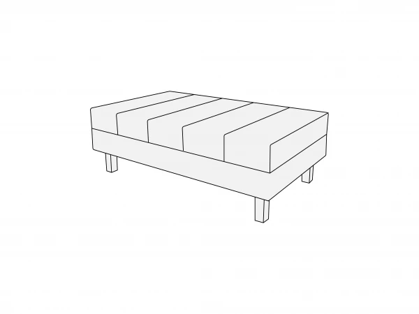 Банкетка двухместная Б2Б. Фото 1