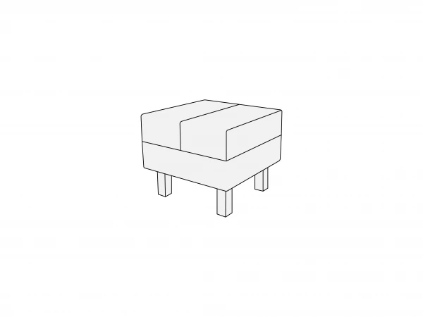 Банкетка одноместная Б1М. Фото 1