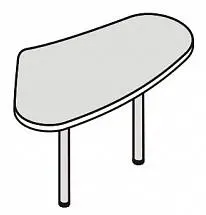 Боковая приставка на опорах к О-15 левая О-23 L. Фото 1