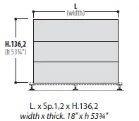 Боковые панели для модульного блока (3 шт) 156181. Фото 1