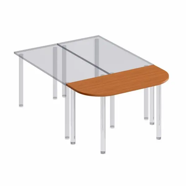 Брифинг-приставка на хромированных опорах ФР 432-1. Фото 1