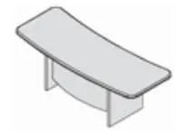 CANNES Стол письменный L210 TENDER CANNES SC 210.wal. Фото 1