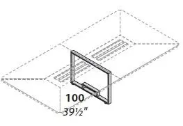 Центральная опора для стола переговоров, ножки крашенные 146585. Фото 1