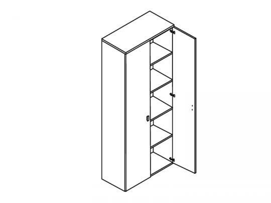 COTTO Шкаф д/бумаг H.156