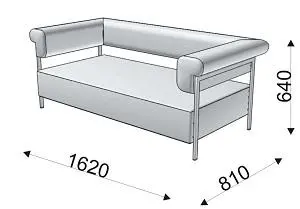 Диван двойной BRUNO. Фото 1