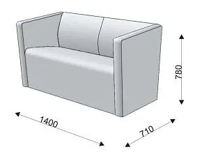 Диван двойной ITON. Фото 1