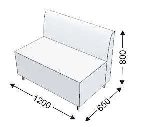 Диван двойной IMPERIAL. Фото 1