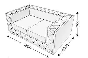 Диван двойной KLIFORD. Фото 1