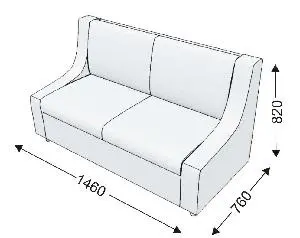 Диван двойной KLERK-9. Фото 1