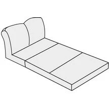 Диван двухместный без подлокотников с выкатным механизмом Премьер арт.2АР. Фото 1