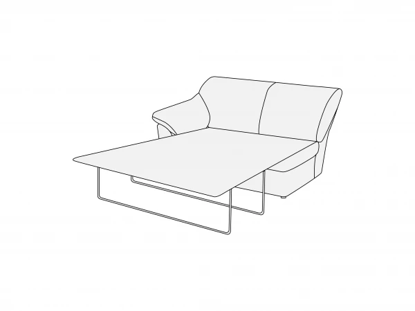 Диван двухместный левый с механизмом 2ЛМ. Фото 1