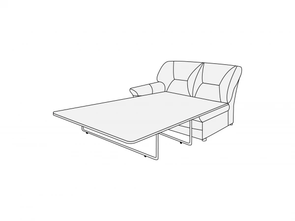 Диван двухместный левый с механизмом 2ЛМ. Фото 1