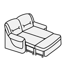 Диван двухместный с механизмом Вавилон арт.2Р. Фото 1