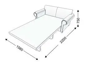 Диван-кровать двойной BEKER. Фото 1